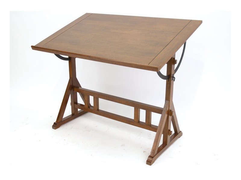 Bureau Ranong 3 en hévéa massif