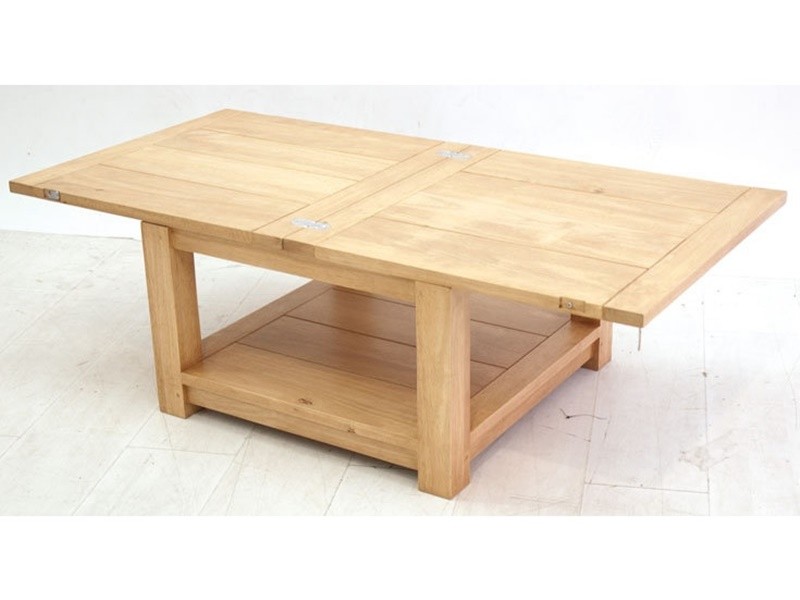 Table basse Thaman 3 en hévéa massif