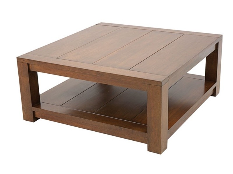 Table basse Thaman 5 en hévéa massif