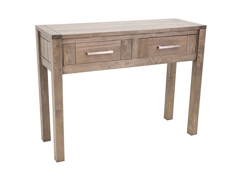 Console Thaman en hévéa massif