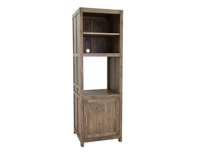 Colonne de cuisine en hévéa massif