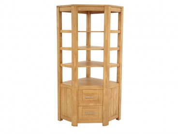 Etagère basse Campagne 150 cm style ancien 4 niches - Bibliothèque basse en  bois - Lotuséa