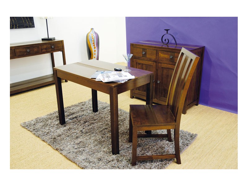 Bureau Pattaya en hévéa massif