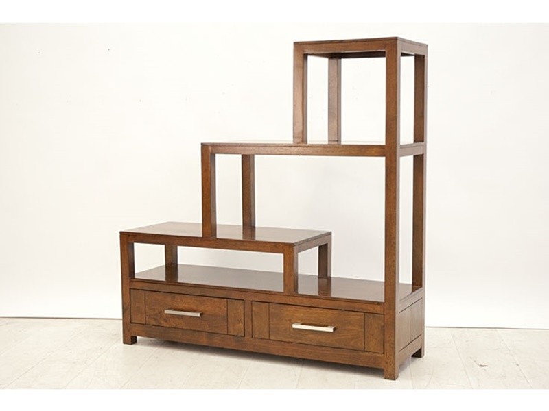 Meuble escalier Thaman 3 en hévéa massif