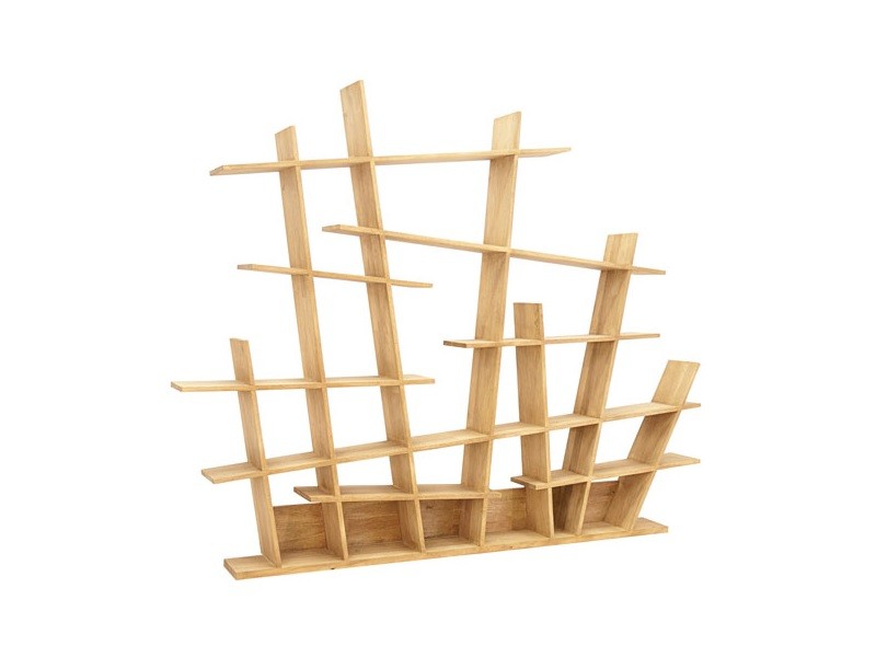 Etagère Ranong 7 en hévéa massif