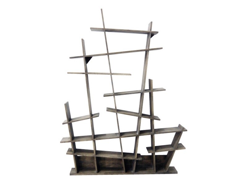 Etagère Ranong 8 en hévéa massif