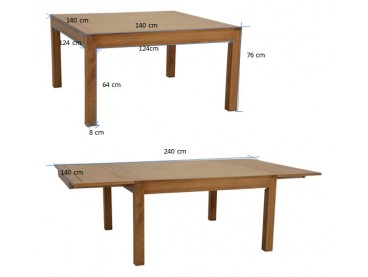 Table carrée Tak 2
