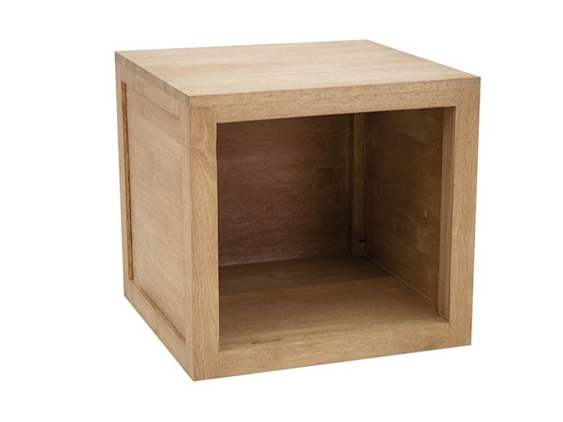 Cube Tabe en hévéa massif
