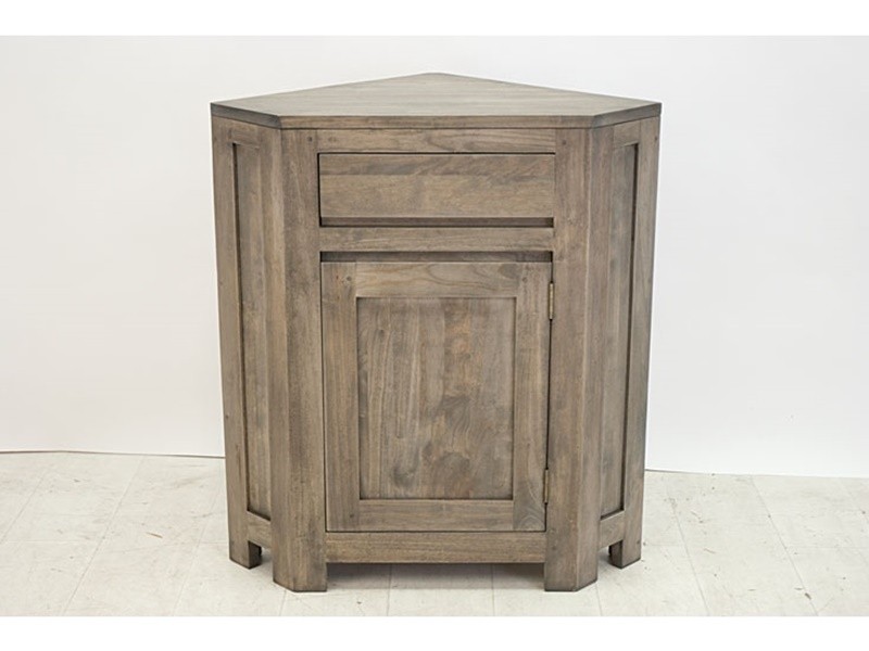 Meuble d'angle Tak en hévéa massif