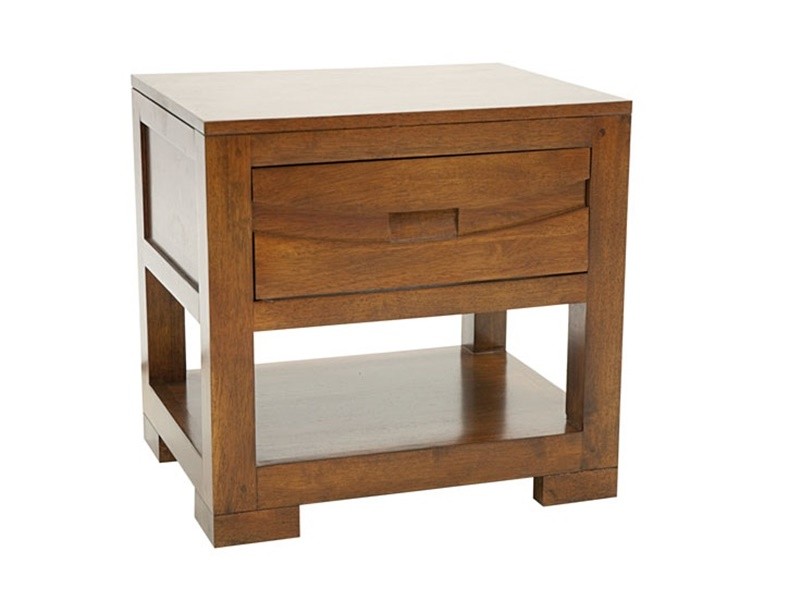 Chevet Phuket en hévéa massif