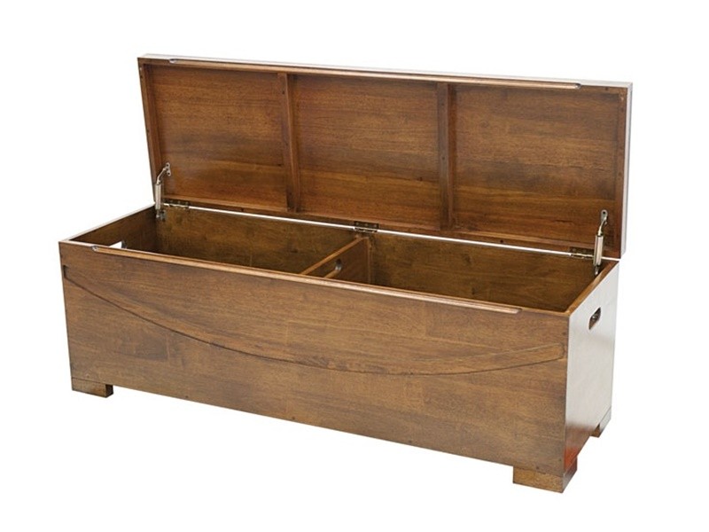 Coffre Phuket en hévéa massif