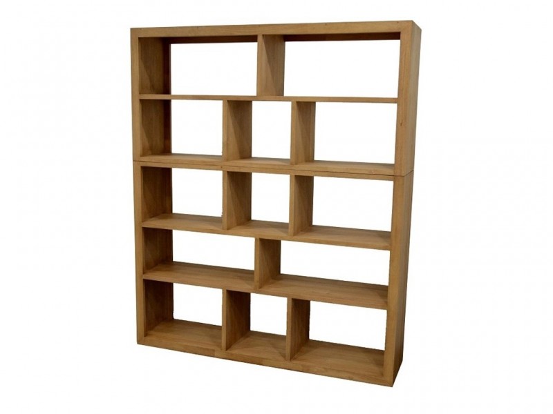 Etagère Ranong 4 en hévéa massif