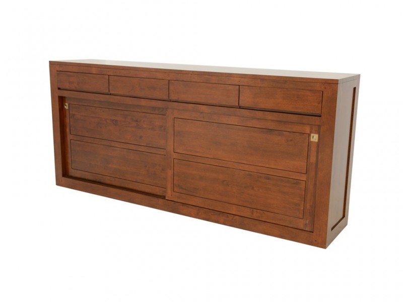 Buffet Playa 6 en hévéa massif