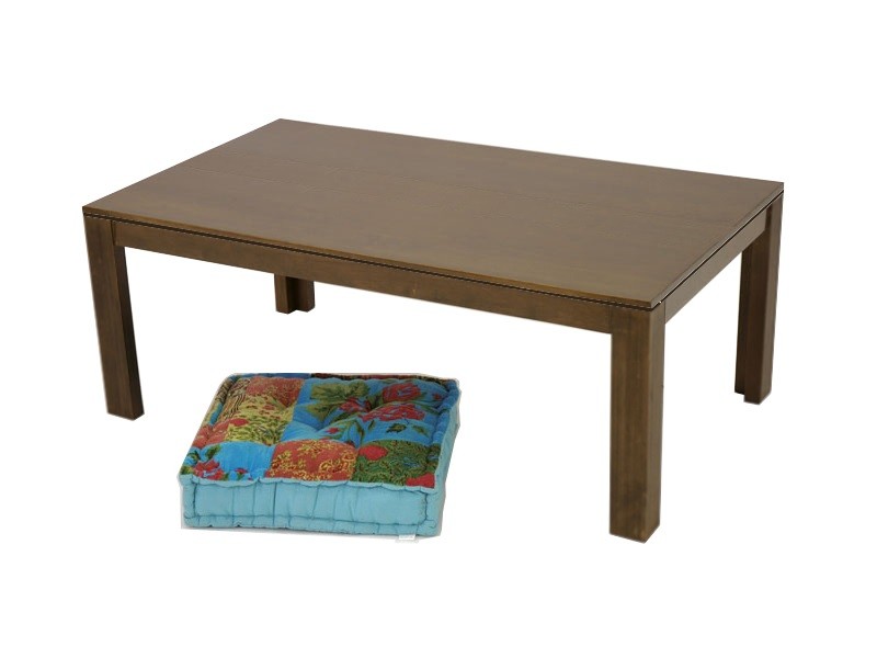 Table basse Bangkok 13 en hévéa massif