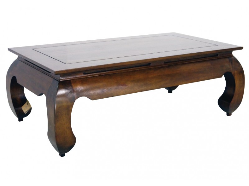Table basse Opium 8 en hévéa massif