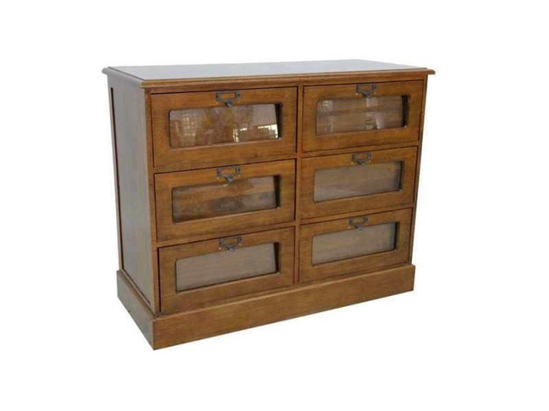 Buffet bas Campagne 3 en hévéa massif