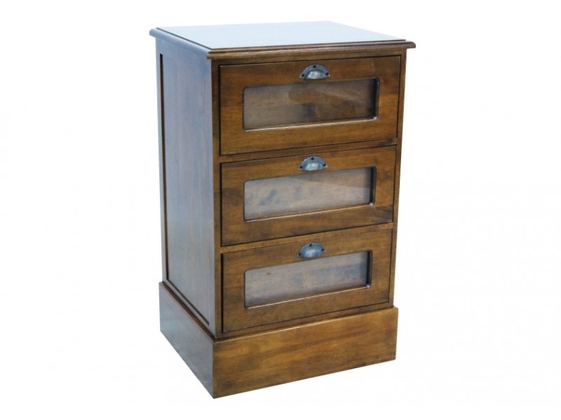 Chiffonnier Playa 2 en hévéa massif