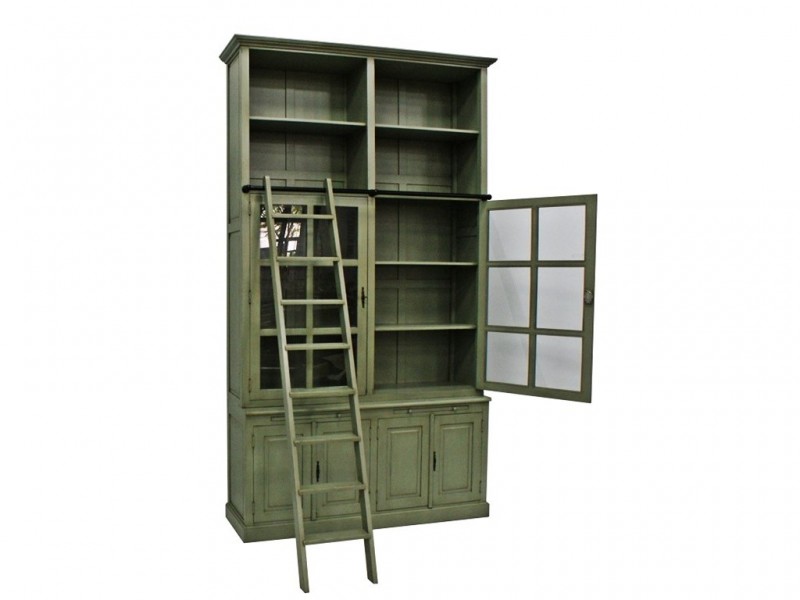 Bibliothèque Rayong 5 en hévéa massif