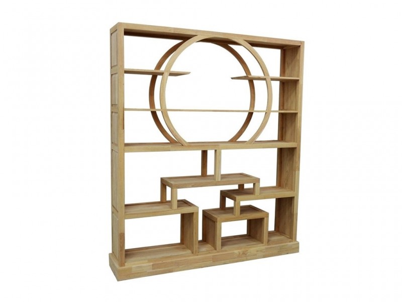 Etagère Ranong 5 en hévéa massif