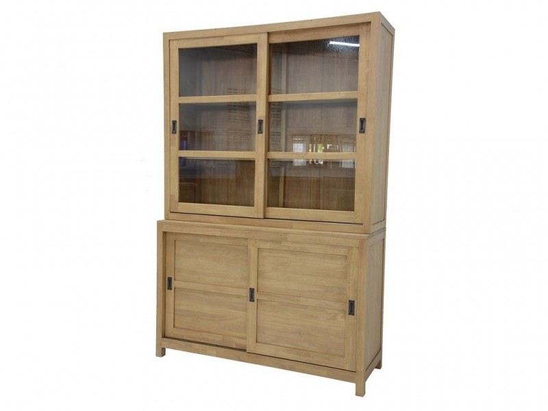 Vaisselier Europa en hévéa massif