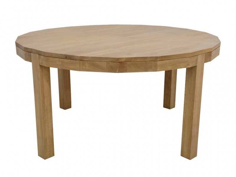 Table de repas Europa 4 en hévéa massif