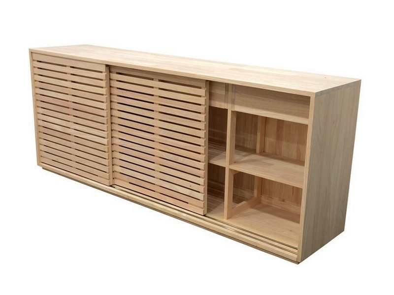 Commode Arbora 2 en hévéa massif