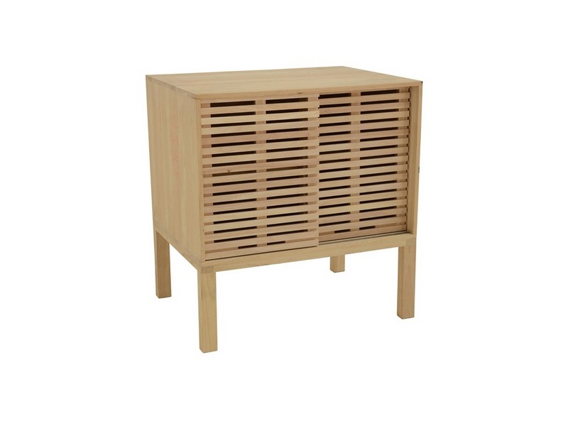 Meuble de salle de bain Arbora en hévéa massif