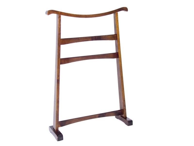 Valet Asie en hévéa massif