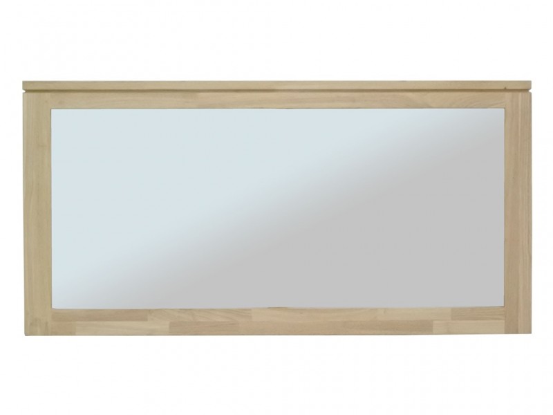 Miroir Asie 9 en hévéa massif