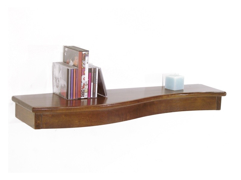 Etagère murale Sinja en hévéa massif