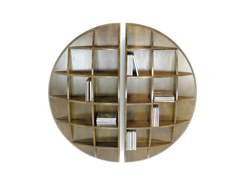 Etagère murale Ranong 13 en hévéa massif