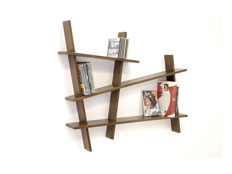 Etagère murale Ranong 15 en hévéa massif