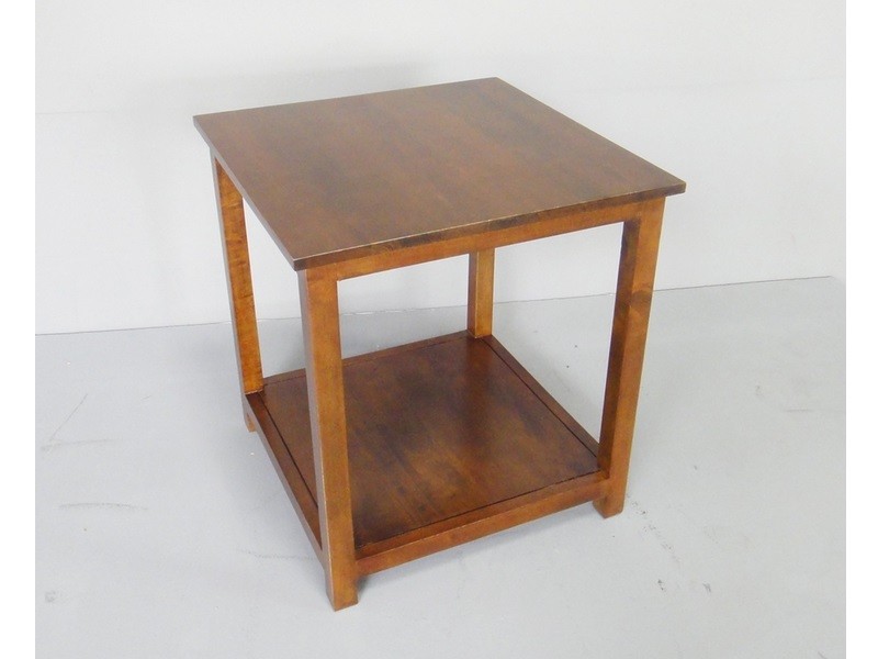 Bout de canapé Country en hévéa massif