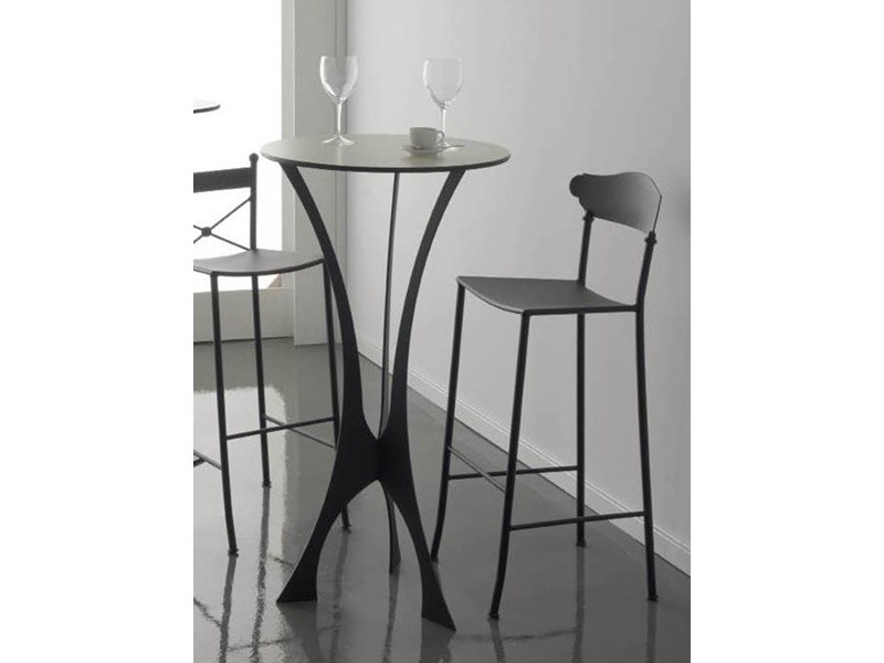 Table haute Granada en fer forgé 