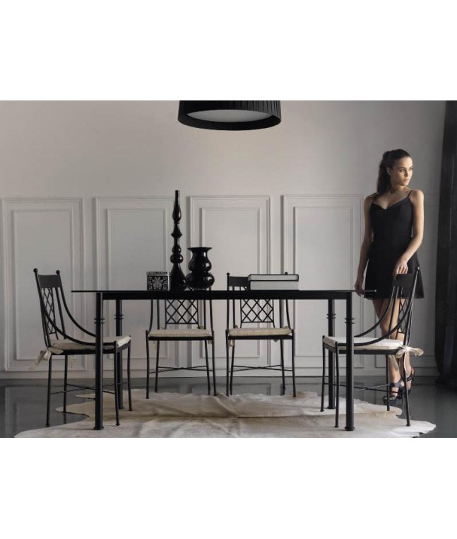 Table Salle A Manger En Fer La Métallerie Table de salle à manger en fer