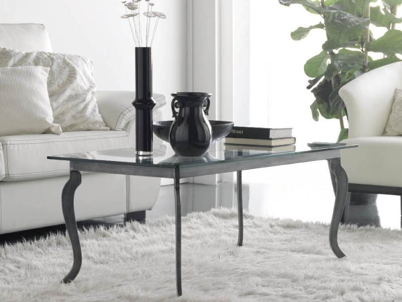 Table basse Toledo en fer forgé