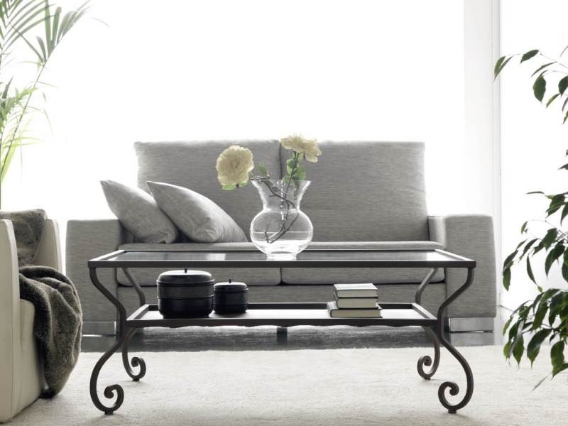 Table basse Damasco en fer forgé 2 tailles différentes