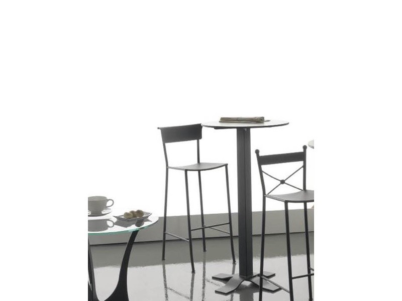 Table haute Victoria en fer forgé