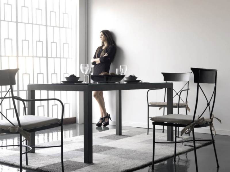 Table de repas Florencia en fer forgé