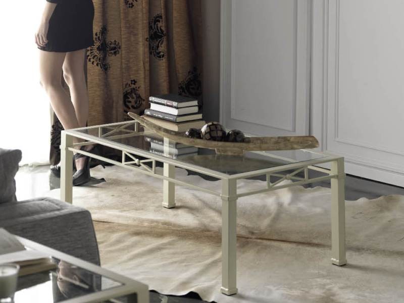 Table basse Florencia 3 en fer forgé