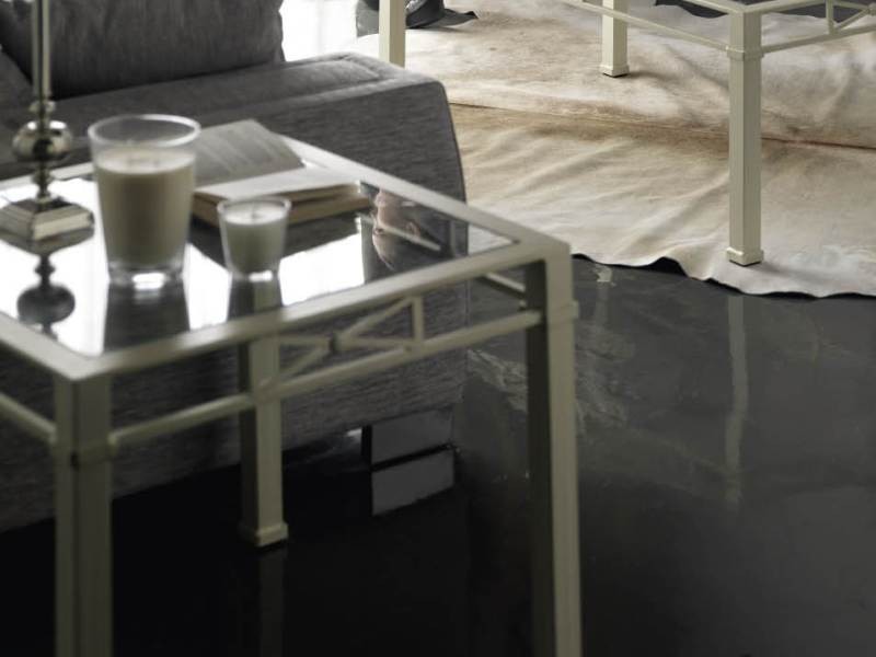 Bout de canapé Florencia en fer forgé