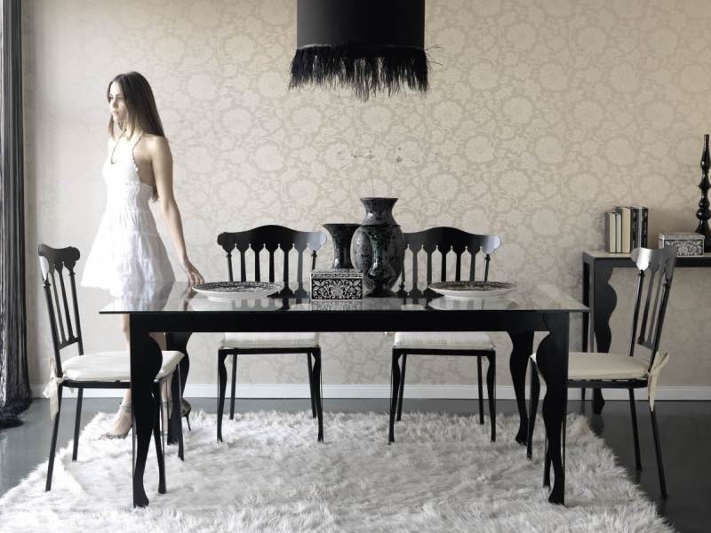 Table de repas Apolo en fer forgé