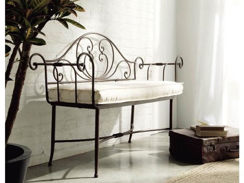 Banquette Danubio en fer forgé
