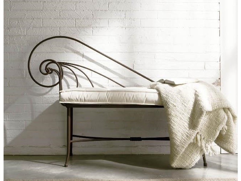 Banquette Danubia en fer forgé