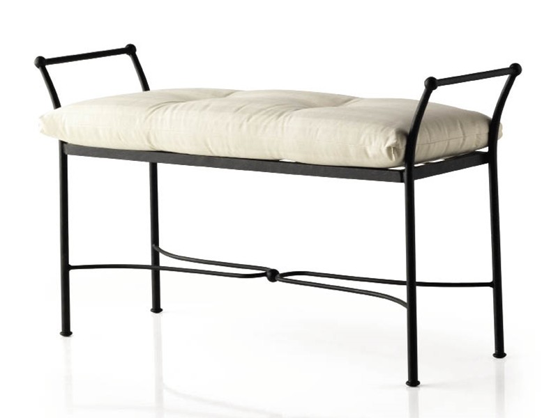 Banquette Milan en fer forgé