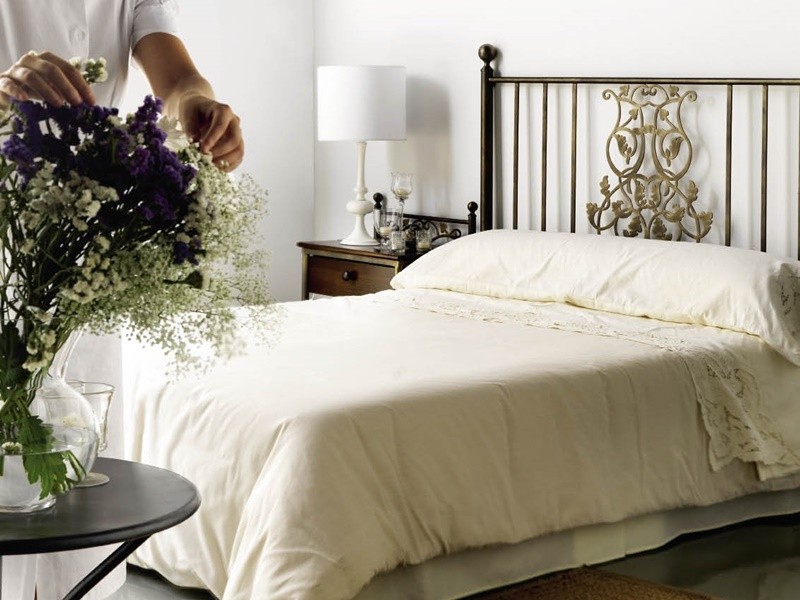 Tête de lit Genova en fer forgé