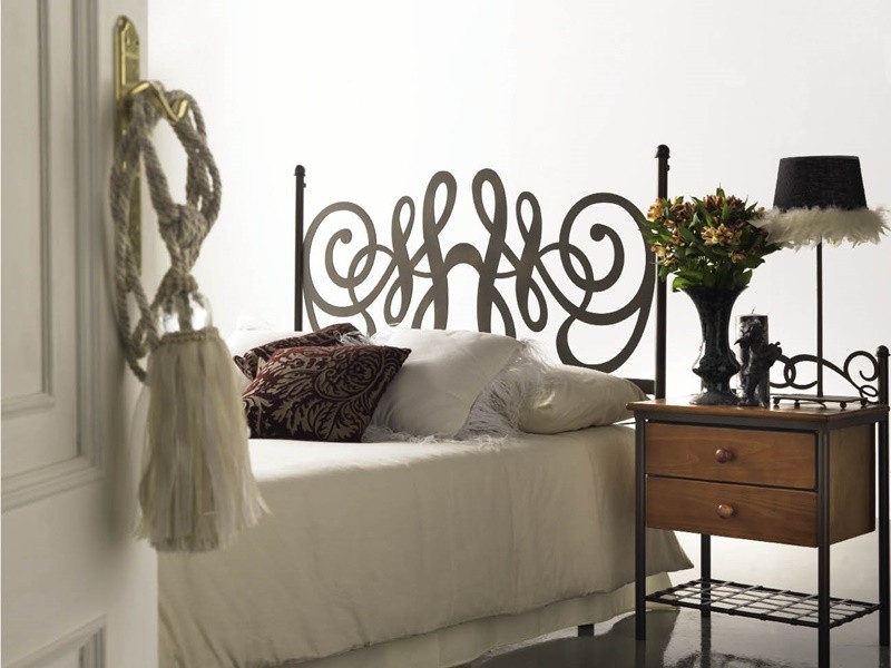 Tête de lit Lira en fer forgé