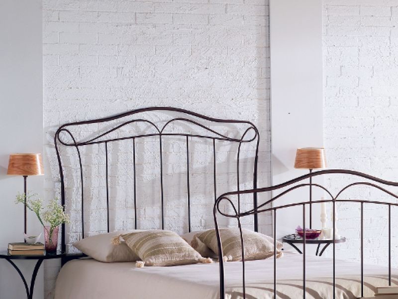 Tête de lit Dalia en fer forgé