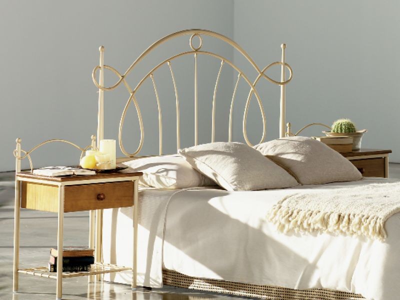 Tête de lit Elena en fer forgé