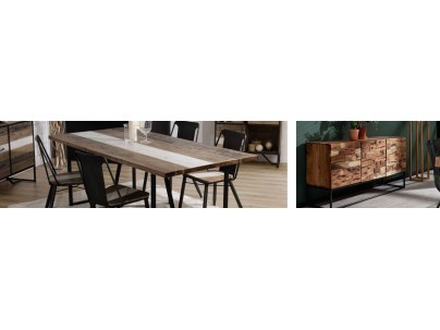 SALLE À MANGER EN ACACIA